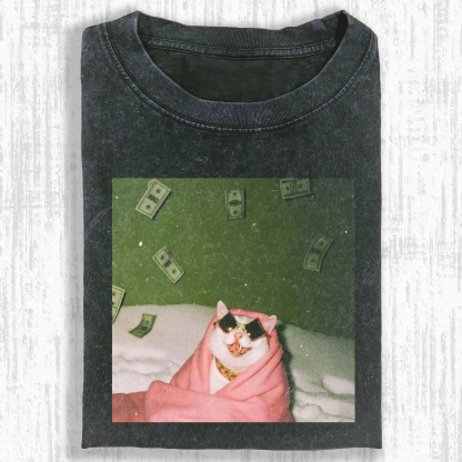 RICH CATS T-SHIRT-ComicClothe