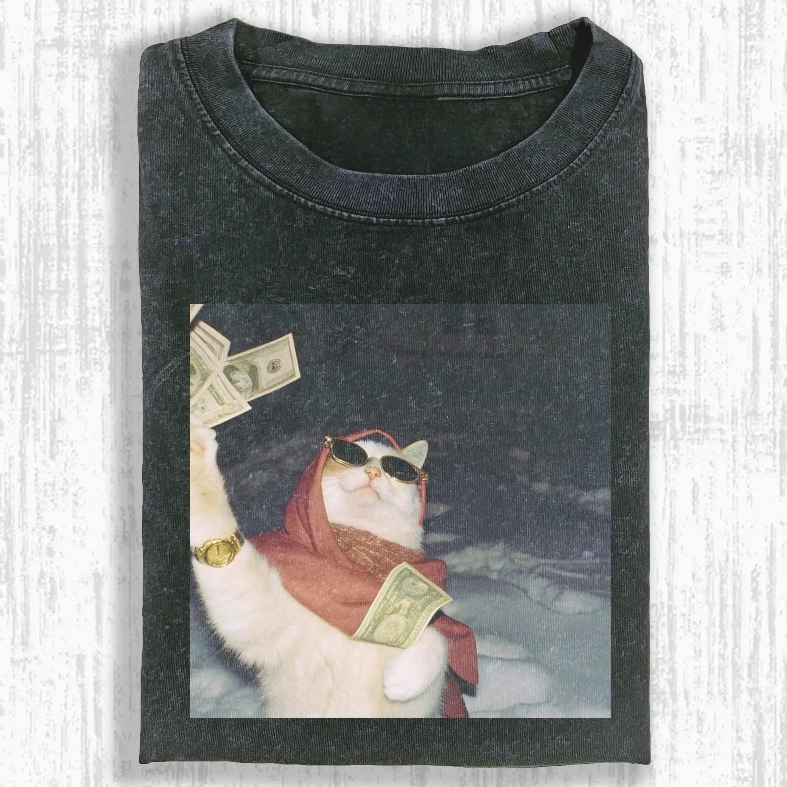 RICH CATS T-SHIRT-ComicClothe