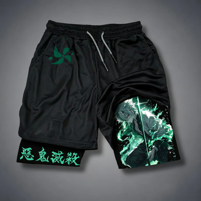 Unisex Demon Slayer Casual Anime Streetwear Shorts