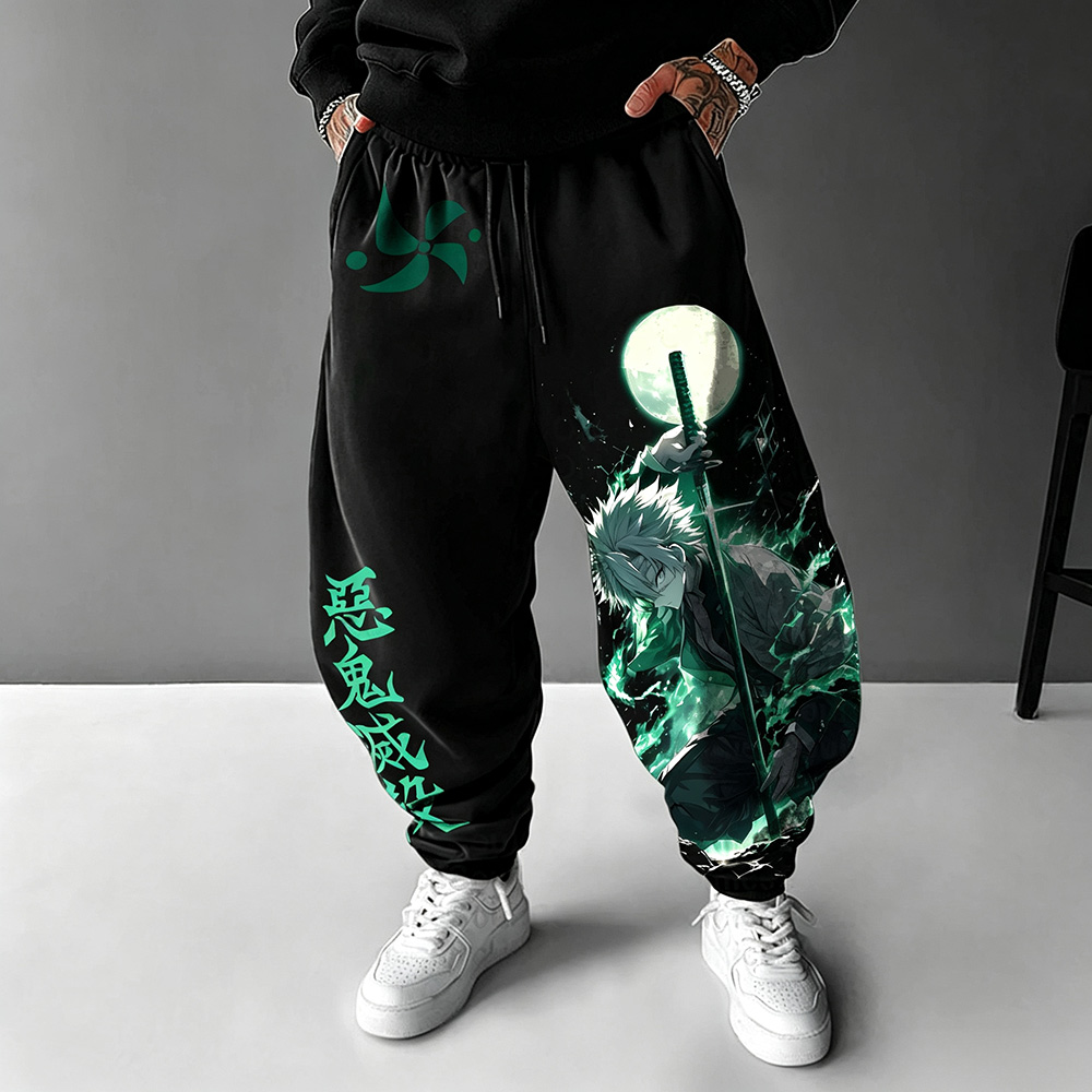 Unisex Demon Slayer Casual Anime Streetwear Pants