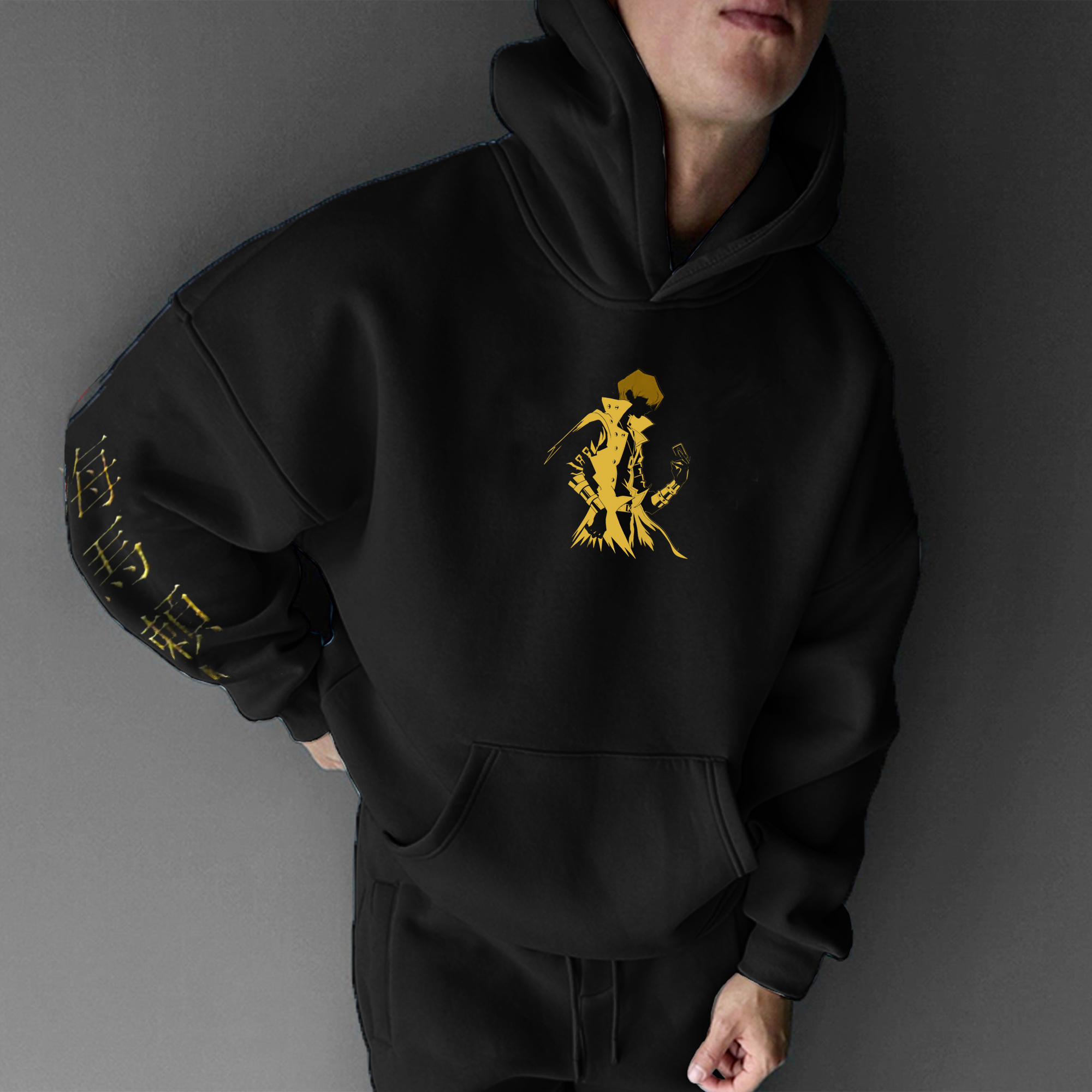Unisex Anime Style Retro Hoodie