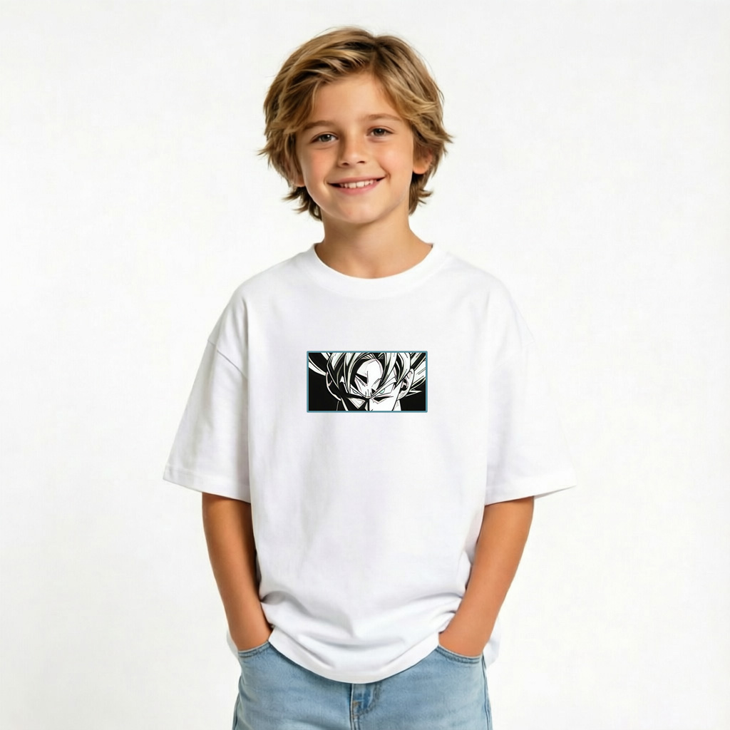 Dragon Ball Anime Graphic T-Shirt for Gohan Kids Cartoon Print Cotton Tee