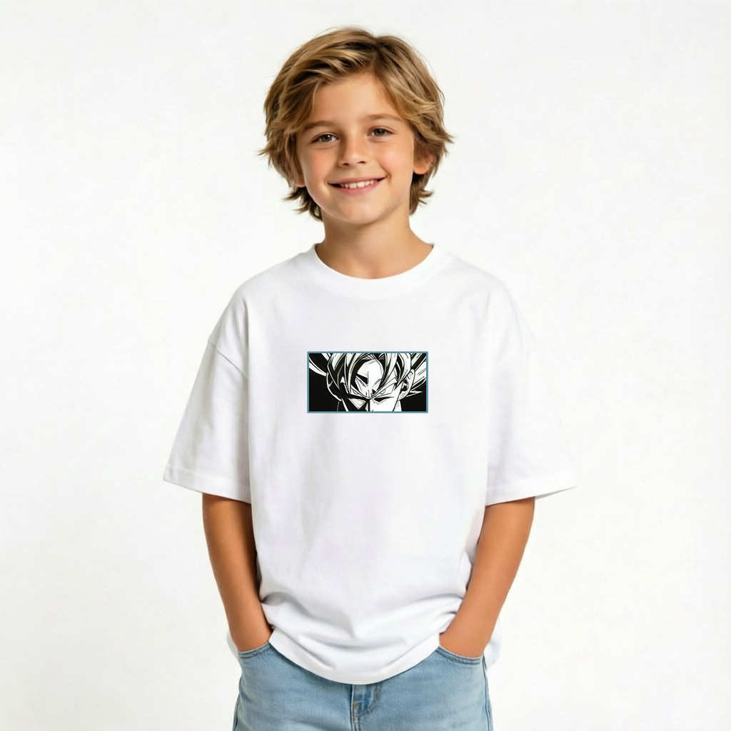 Dragon Ball Anime Graphic T-Shirt for Gohan Kids Cartoon Print Cotton Tee