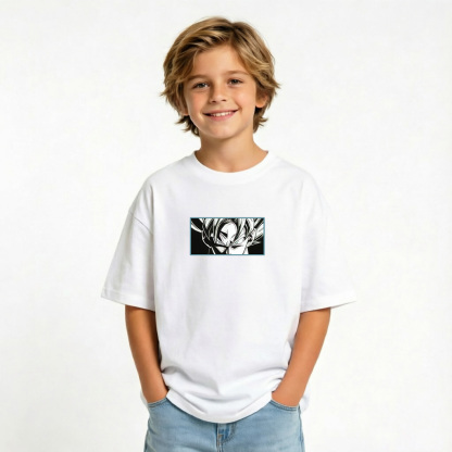 Dragon Ball Anime Graphic T-Shirt for Gohan Kids Cartoon Print Cotton Tee