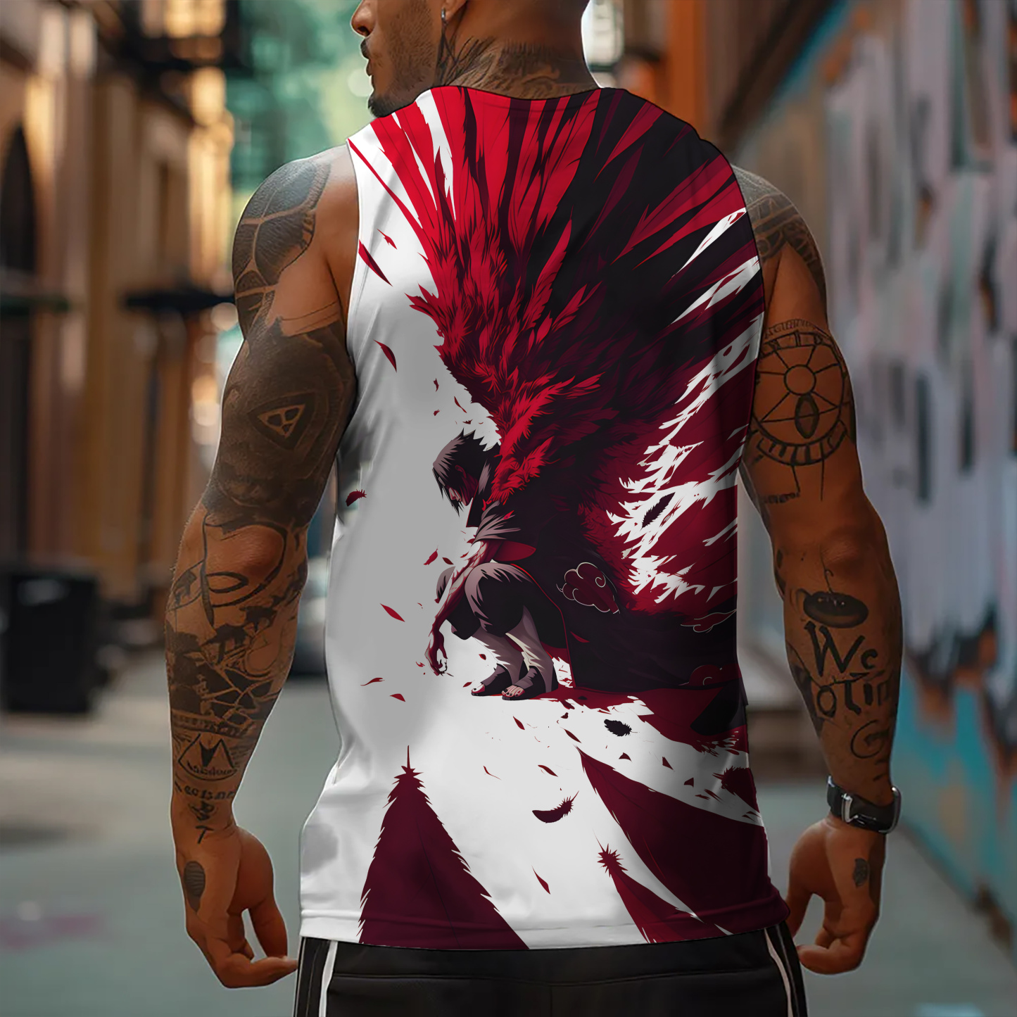 Unisex Casual Anime Tank Top