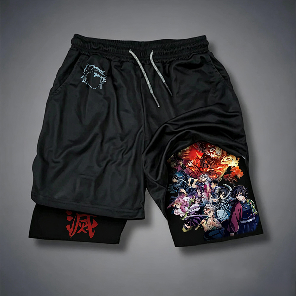 Unisex Demon Slayer Casual Anime Streetwear Shorts