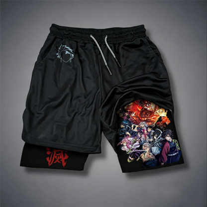 Unisex Demon Slayer Casual Anime Streetwear Shorts