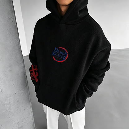 Unisex Demon Slayer Anime Graphic Streetwear Vintage Hoodie