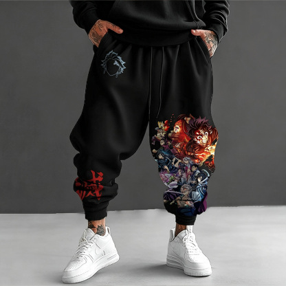Unisex Demon Slayer Casual Anime Streetwear Pants