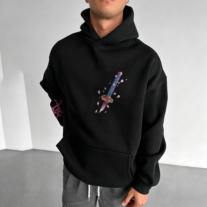 Unisex Demon Slayer Anime Graphic Streetwear Vintage Hoodie