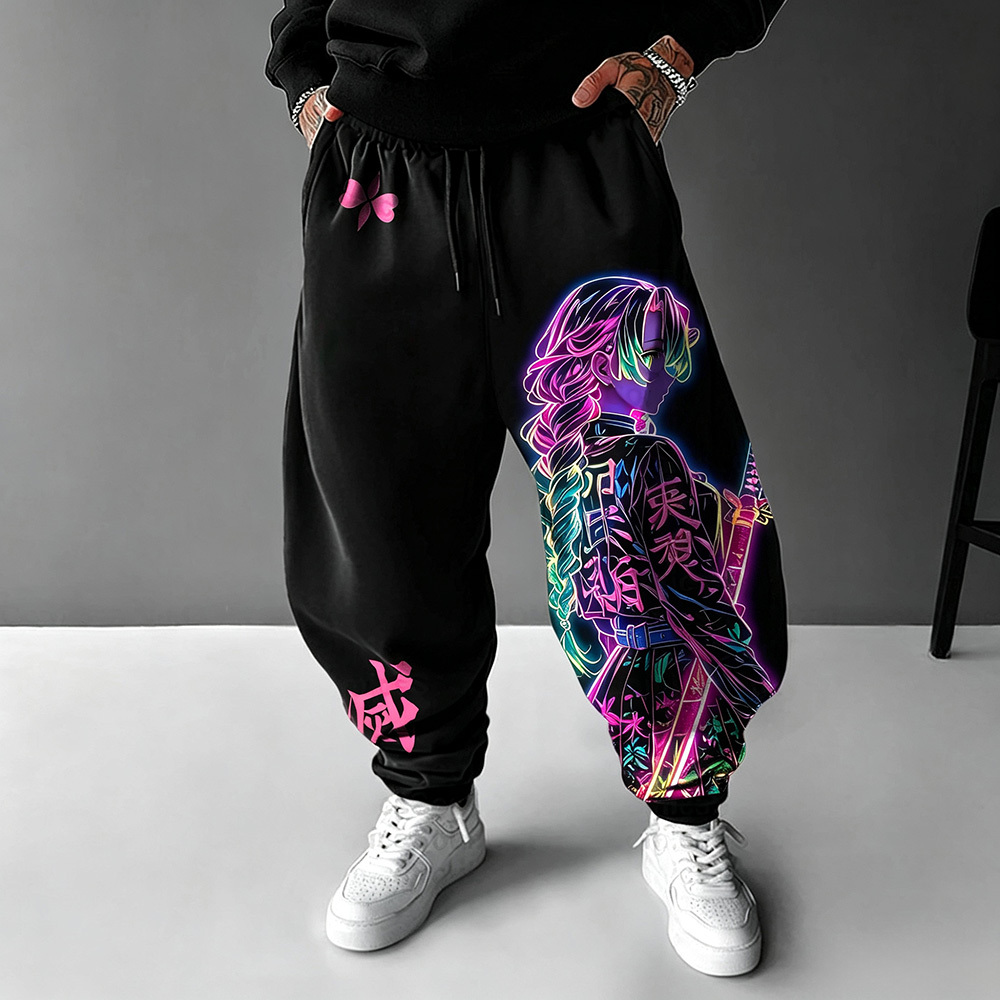 Unisex ��Demon Slayer�� Casual Anime Streetwear Pants