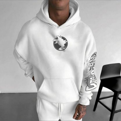 [Copy]Unisex Oversized Anime Print Hoodie