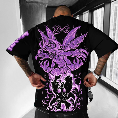 Unisex Anime Inspired Vintage T-Shirt-AnimeClothe