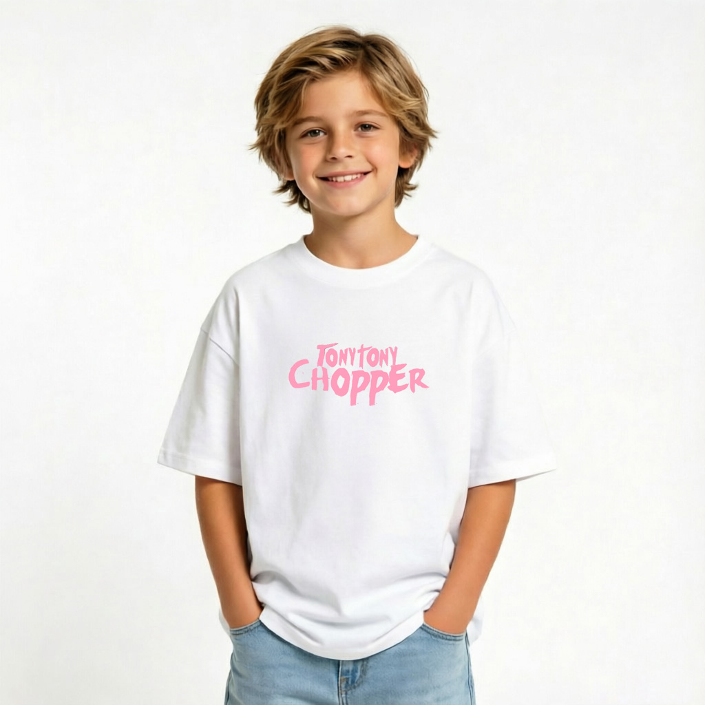 One Piece Anime Graphic T-Shirt for Chopper Kids Cartoon Print Cotton Tee