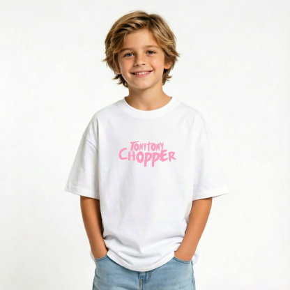 One Piece Anime Graphic T-Shirt for Chopper Kids Cartoon Print Cotton Tee