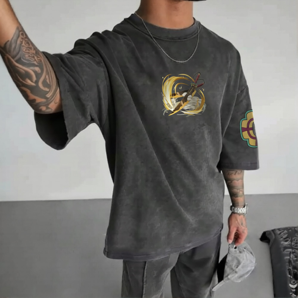 Unisex  Demon Slayer Anime Inspired Vintage T-Shirt