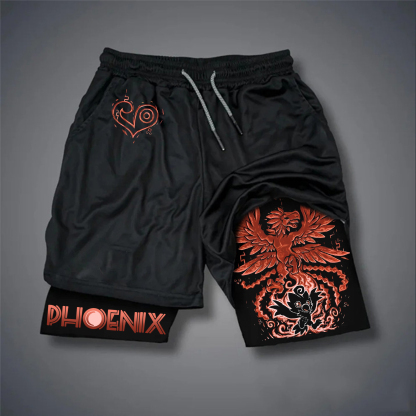 Unisex Casual Anime Streetwear Shorts-AnimeClothe