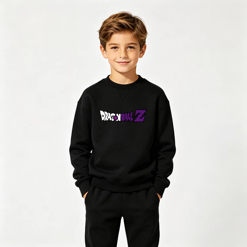 Dragon Ball Anime Graphic Crewneck Sweatshirt for Goku Kids Cartoon Print Cotton Tee