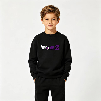 Dragon Ball Anime Graphic Crewneck Sweatshirt for Goku Kids Cartoon Print Cotton Tee
