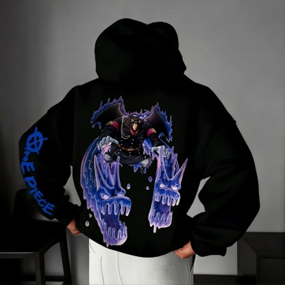 Unisex Anime Graphic Streetwear Vintage Hoodie