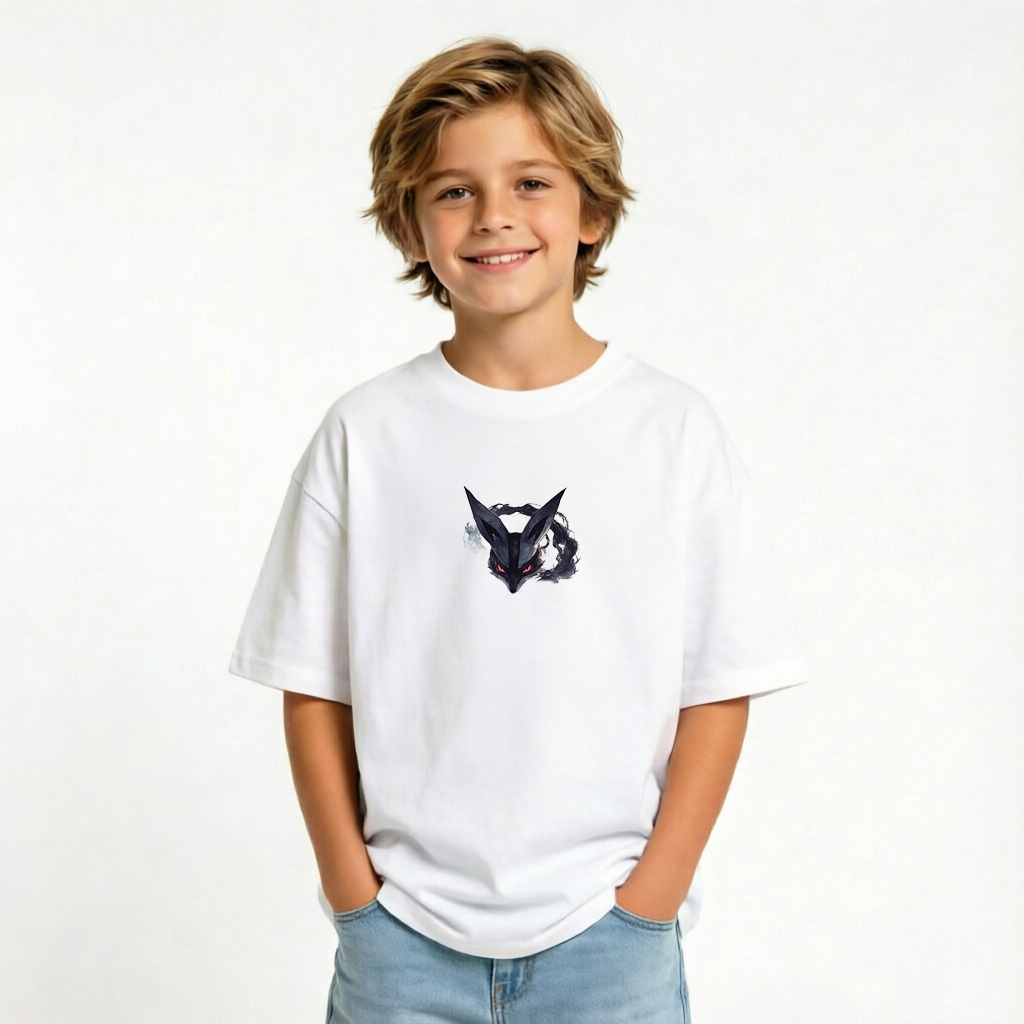 Pokémon Anime Graphic T-Shirt for Lucario Kids Cartoon Print Cotton Tee