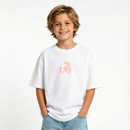 Dragon Ball Anime Graphic T-Shirt for Vegeta Kids Cartoon Print Cotton Tee
