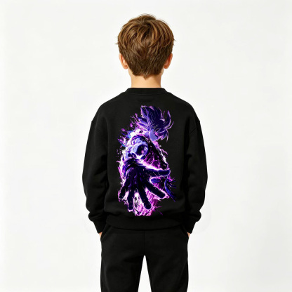 Dragon Ball Anime Graphic Crewneck Sweatshirt for Goku Kids Cartoon Print Cotton Tee