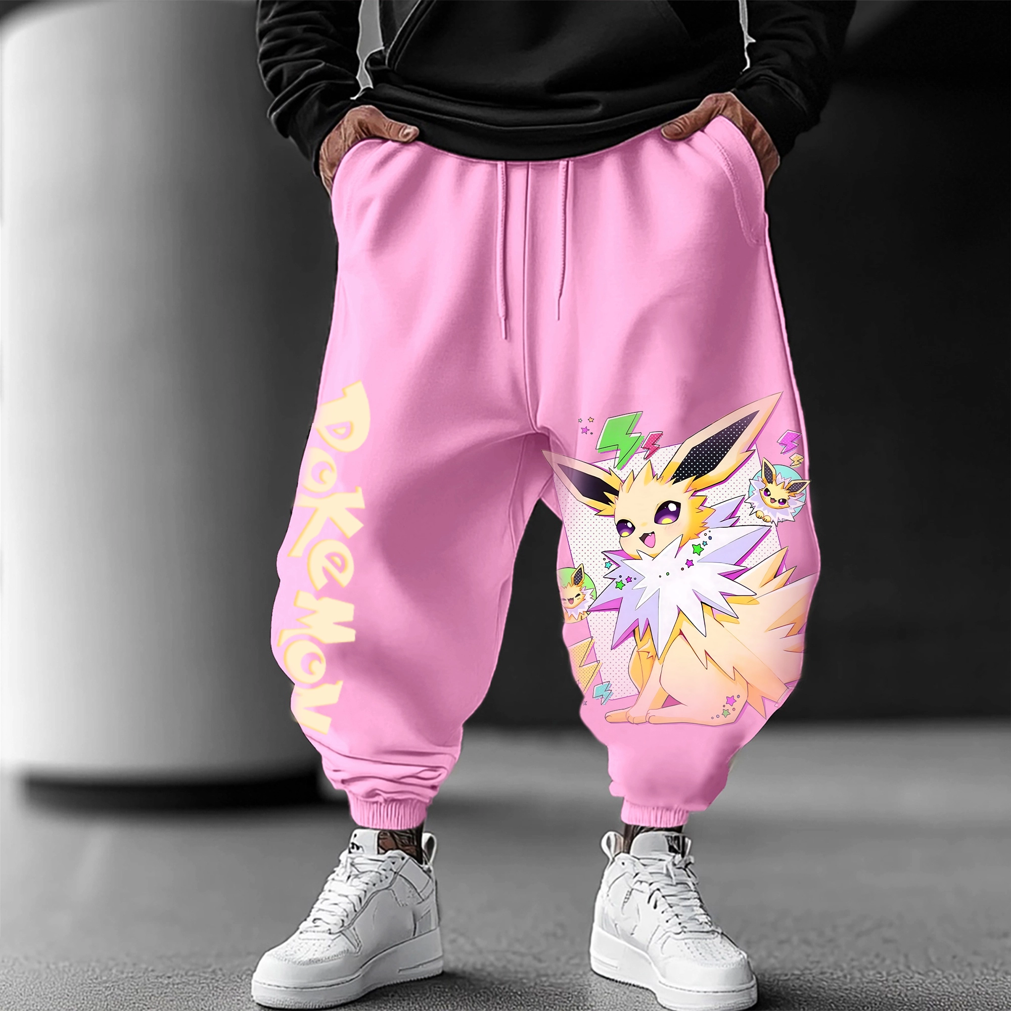 Unisex Casual Anime Streetwear Pants
