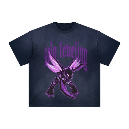 Unisex Anime Inspired Vintage T-Shirt-AnimeClothe