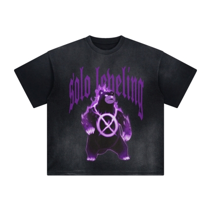 Unisex Anime Inspired Vintage T-Shirt-AnimeClothe