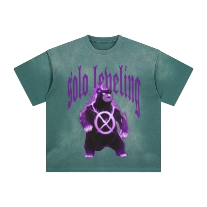 Unisex Anime Inspired Vintage T-Shirt-AnimeClothe