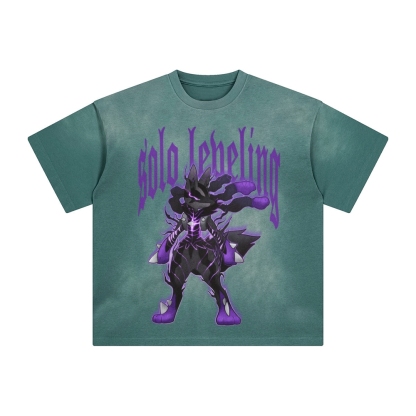 Unisex Anime Inspired Vintage T-Shirt-AnimeClothe