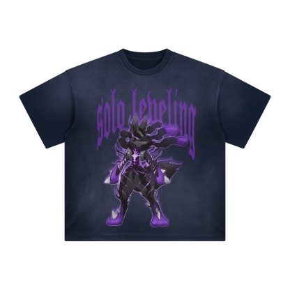 Unisex Anime Inspired Vintage T-Shirt-AnimeClothe