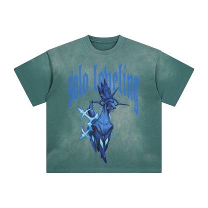 Unisex Anime Inspired Vintage T-Shirt-AnimeClothe