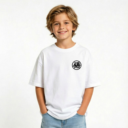 Dragon Ball Anime Graphic T-Shirt for Goku Kids Cartoon Print Cotton Tee