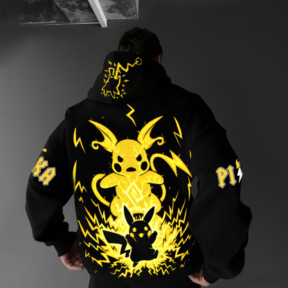 Unisex Anime Graphic Streetwear Vintage Hoodie-AnimeClothe