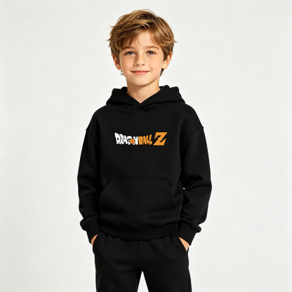 Dragon Ball Anime Graphic Hoodie for Goku Kids Cartoon Print Cotton Tee