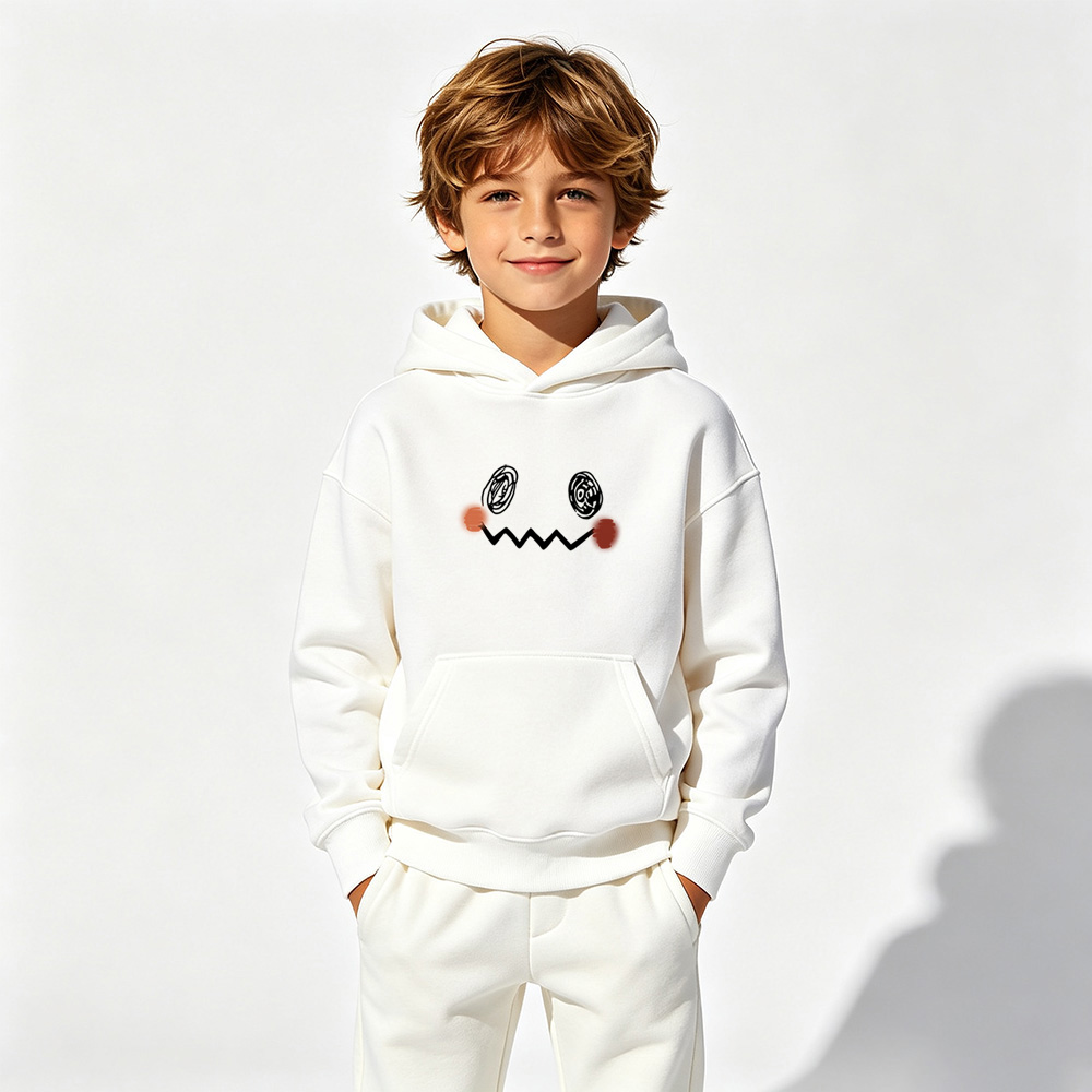 Pokémon Anime Graphic Hoodie for Mimikyu Kids Cartoon Print Cotton Tee