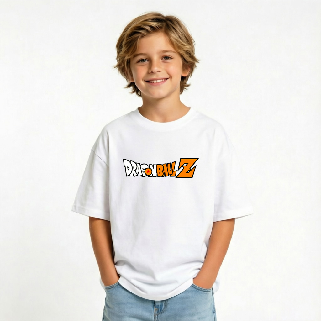 Dragon Ball Anime Graphic T-Shirt for Kids Cartoon Print Cotton Tee