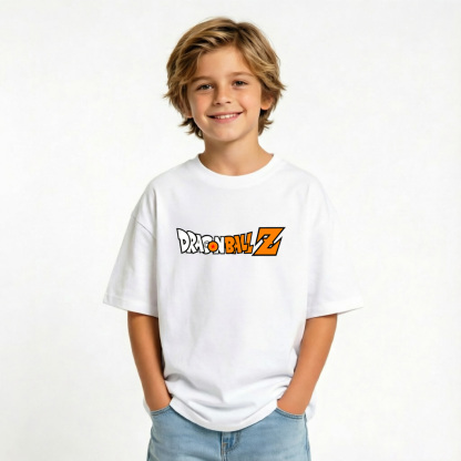 Dragon Ball Anime Graphic T-Shirt for Kids Cartoon Print Cotton Tee