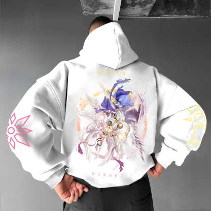 Unisex “Digimon” Anime Graphic Streetwear Vintage Hoodie