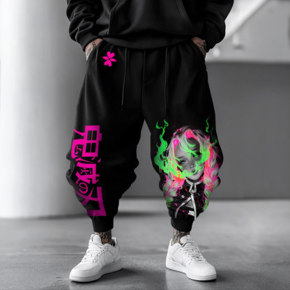 Unisex Demon Slayer Casual Anime Streetwear Pants