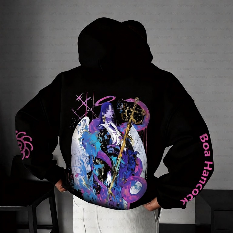 Unisex Anime Graphic Streetwear Vintage Hoodie