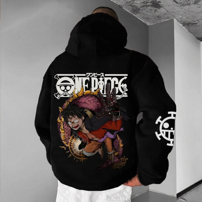 Unisex Anime Graphic Streetwear Vintage Hoodie