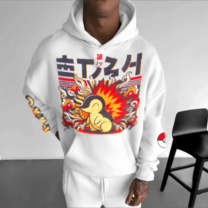 Unisex Anime Graphic Streetwear Vintage Hoodie-AnimeClothe