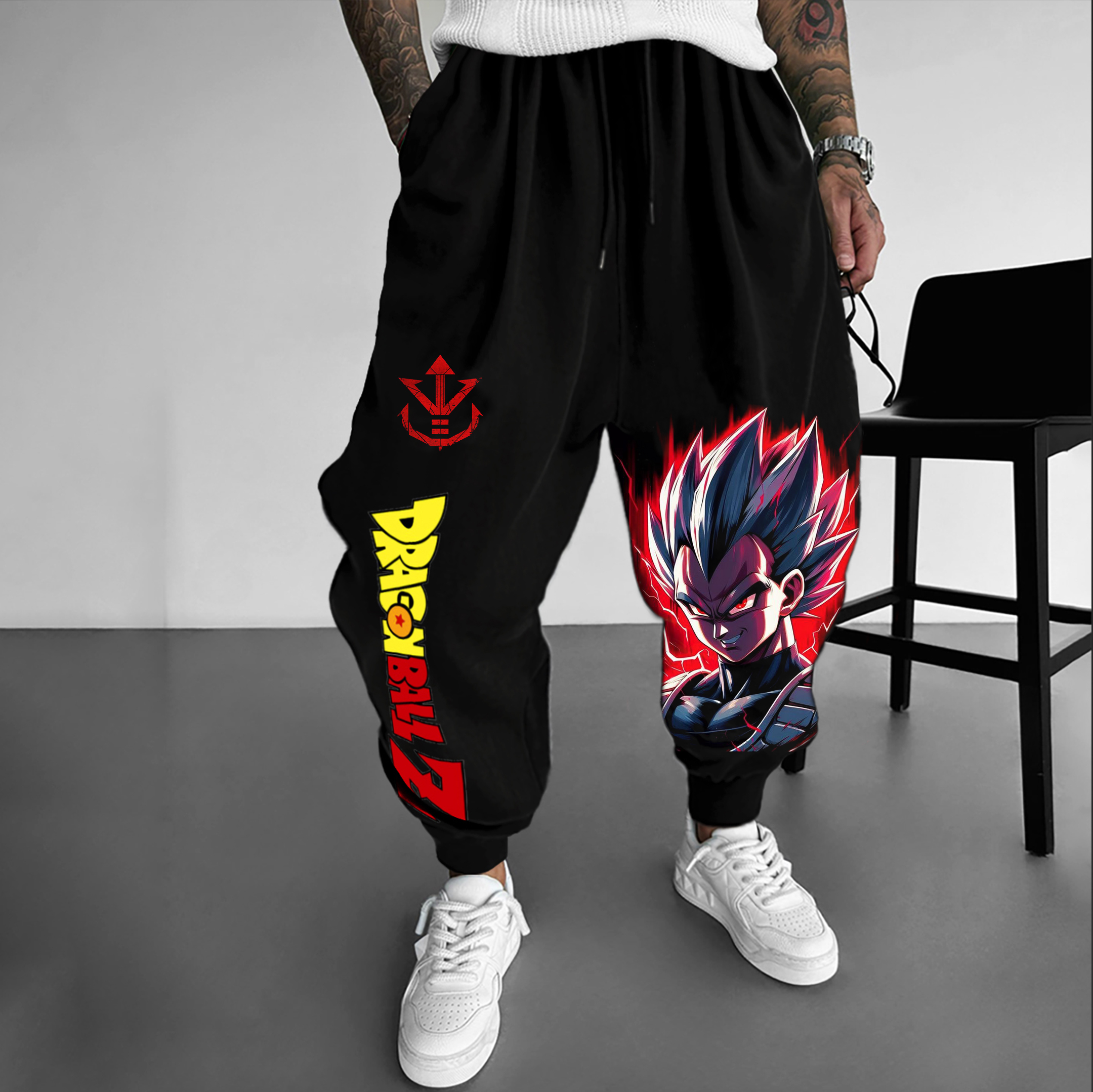Unisex Anime Printed Gift Oversized Harem Pants-AnimeClothe