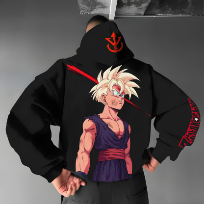 Unisex Anime Graphic Streetwear Vintage Hoodie-AnimeClothe