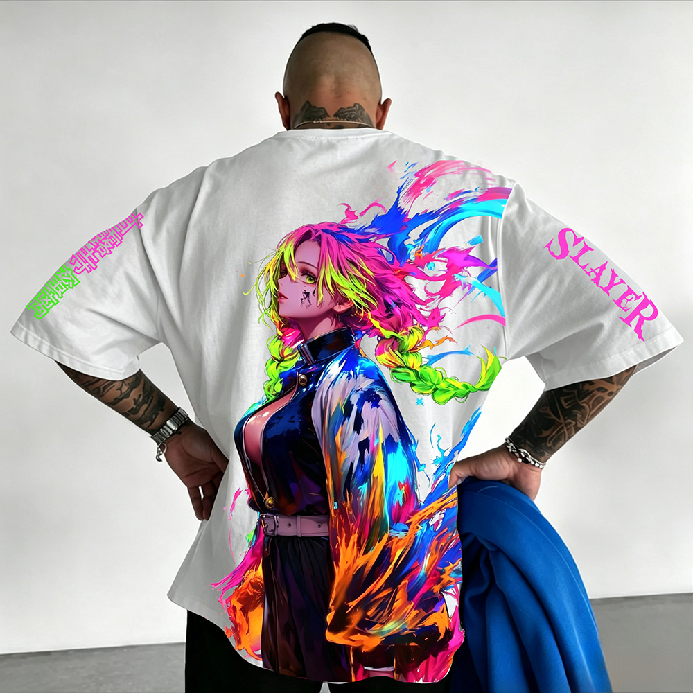 Unisex  Demon Slayer Anime Inspired Vintage T-Shirt