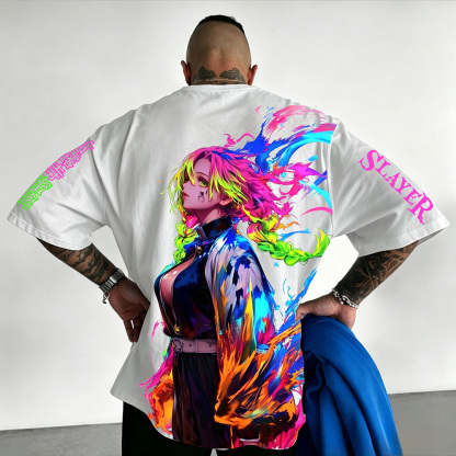 Unisex  Demon Slayer Anime Inspired Vintage T-Shirt