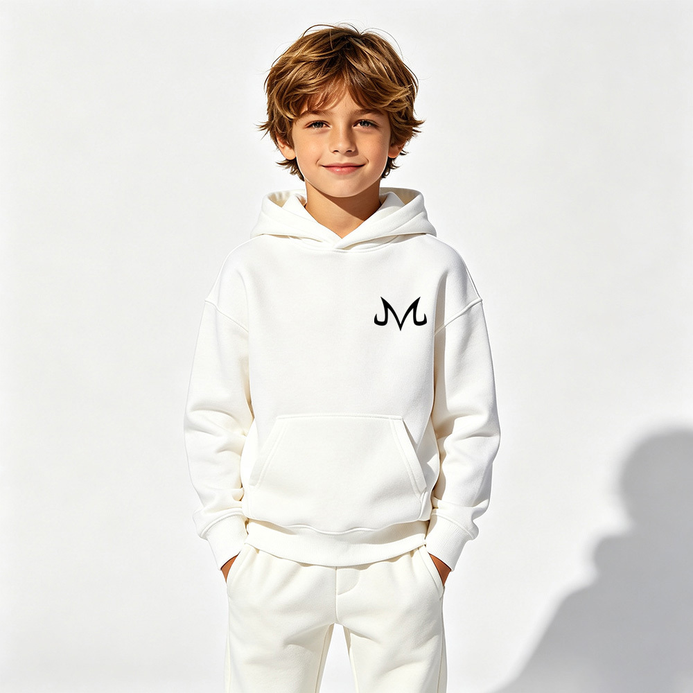 Dragon Ball Anime Graphic Hoodie for Vegeta Kids Cartoon Print Cotton Tee